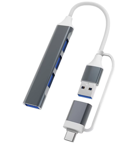4-in-1 Multiport-Splitter-Adapter mit 3 USB 3.0 und Typ-C PD Neues Design 4-in-1 C-zu-A-Buchse Hub USB-Hubs DC-Ausgang - Product Image 6
