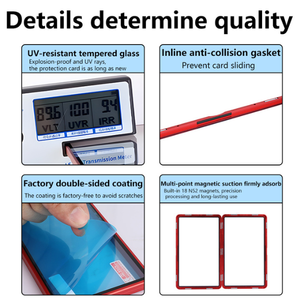 Gradient 2 Kleuren Gegradueerde Kaart Display Magnetische Case BGS TCG Sport Pokémon Grading Bumper Guard SlabMags voor PSA's Slab Mags - Product Image 3