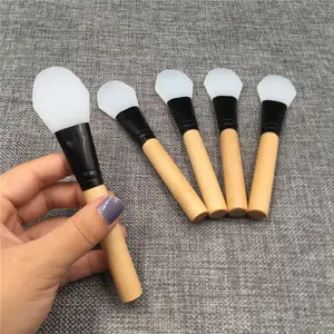 Supplier Wholesale SPA DIY Cream Mud Mask Application Tools Soft Silicone Applicator Makeup Brushes
