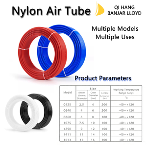 Factory Direct ISO Standard <b>Flexible</b> PA Tube Nylon <b>Tubing</b> Private Brand Pipe for Vehicles -40~100 Temperature 0-2.0Mpa - Product Image 3