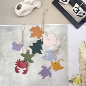 New PU Leather Marine Animals Fruit <b>Charms</b> Handbag Decorative <b>Charms</b> Keychain Wholesale Pendant for <b>Bags</b> Decoration - Product Image 3