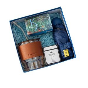 Nouveautés 2026 : Ensemble de cadeaux d'entreprise en céramique (serviette, savon, bougie, thermos) pour souvenirs d'affaires, anniversaires, mariages et invités - Product Image 1