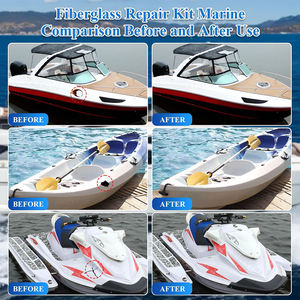 Kit de Reparación de Fibra de Vidrio WBG para Embarcaciones, Repara Agujeros, Desportilladuras, Grietas Profundas, Relleno de Fibra de Vidrio para Cerámica y Porcelana - Product Image 4