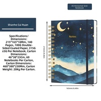 Carnet A5 personnalisé avec logo, reliure spirale, couverture rigide, ligné, élégant et pratique