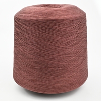 Fil mélangé de soie 10% soie 90% pour teinture, résistant à l'abrasion, filé en anneau 2/48Nm 2/60Nm, uniformité optimale, pour tricot à la main