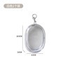 Mini sac portable en PVC avec fermeture éclair, porte-clés de voiture, étui pour portefeuille, support de câble d'écouteurs, support de charge, sac de présentation pour poupée, porte-monnaie, porte-clés