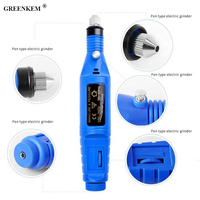 1 ensemble de perceuse à ongles électrique, Machine de manucure, ensemble de perceuse de pédicure, Kit de lime à ongles Portable, Machine de perceuse à ongles professionnelle