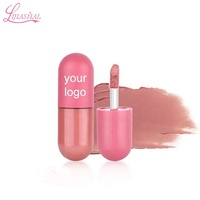 Rouge à lèvres liquide haute pigmentation en capsule 2026 News Capsule, design en capsule, logo personnalisable, ingrédient minéral