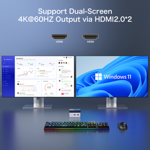 Gmktec KB5มินิพีซี Intel Celeron N5105 8GB DDR4 128/256/512GB SSD 4 core 4 Thread Win 11 Pro เดสก์ท็อปพีซีขนาดเล็ก - Product Image 6