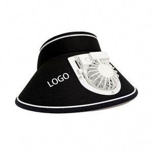 Gorra de Visera Ancha Personalizada con Logotipo, para Exteriores, con Ventilador USB, para el Verano, con Parte Superior Vacía, para Promociones - Product Image 3