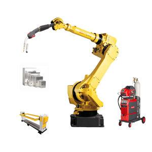 Posicionador automático de soldadura de fundición tipo <span class=keywords><strong>L</strong></span>, carga de 200kg, 0,1mm, repetibilidad de MM para soldadura de robots KUKA FANUC YASKAWA - Product Image 1