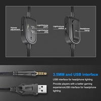Onikuma K8 Kabelgebundenes Gamer-Headset mit Digitalanzeige, Geräuschunterdrückung und IPX-4 Wasserschutz für PC-Gaming, Sport & Reisen