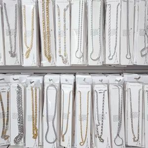 Cadena Cubana de Moda, Cadena Hip-hop para Hombre, Tendencia Moderna en Plata, Collar de Acero Inoxidable de Alta Calidad con Retención de Color - Product Image 1