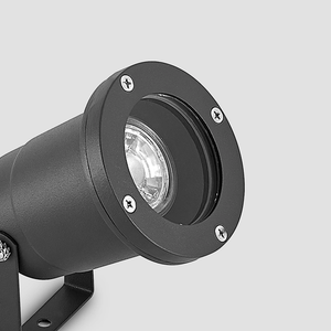 Đèn chiếu điểm có thể điều chỉnh MR16 12V Đèn sân vườn màu đen Nhôm đúc chống nước bên ngoài Nguồn sáng <span class=keywords><strong>LED</strong></span> - Product Image 5