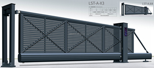 <span class=keywords><strong>Portail</strong></span> Coulissant Cantilever Robuste en Aluminium Sans Rail au Sol, Automatique Électrique pour Allée de Villa et Usage Industriel, <span class=keywords><strong>Hauteur</strong></span> 1,6 m - Product Image 4