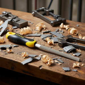 Lime demi-ronde Stanley 6 pouces en acier pour le façonnage du métal et du bois - Product Image 3