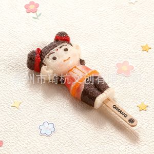 แม่เหล็กติดตู้เย็นรูปไอศกรีม Qihang Q-Version น่ารัก รูปทรงไอศกรีมฤดูร้อน ของตกแต่งสำหรับตู้เย็น - Product Image 4