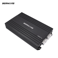 Amplificateur de voiture mono classe D haute performance 10000 W max style brésilien avec crossovers en aluminium et amplificateur de klaxon pour subwoofer
