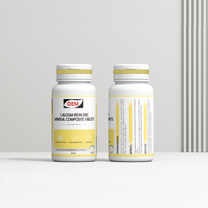 HODAF OEM ODM เม็ดฟู่แคลเซียม เหล็ก สังกะสี แร่ธาตุรวม วิตามินและแร่ธาตุเสริมสำหรับผู้ใหญ่ ช่วยเพิ่มความหนาแน่นของกระดูก - Product Image 3