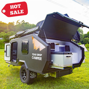 Ecocampor 2 y 3 litera <span class=keywords><strong>nueva</strong></span> caravana en forma de lágrima <span class=keywords><strong>barata</strong></span> <span class=keywords><strong>Camper</strong></span> todoterreno con ducha y WC fabricantes para la venta - Product Image 3