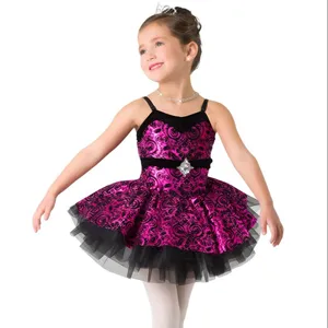 Traje de baile de Ballet para niñas, ropa de actuación, ropa de escenario, tutú de ballet, vestido de ballet