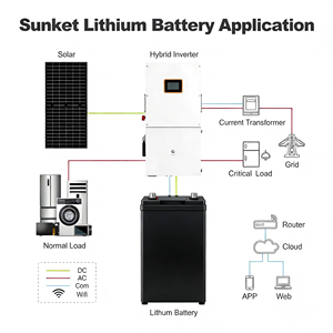 16kWh LiFePO4 Lithium Battery Solar Home Energy Storage Hybrid Grid - Product Image 6