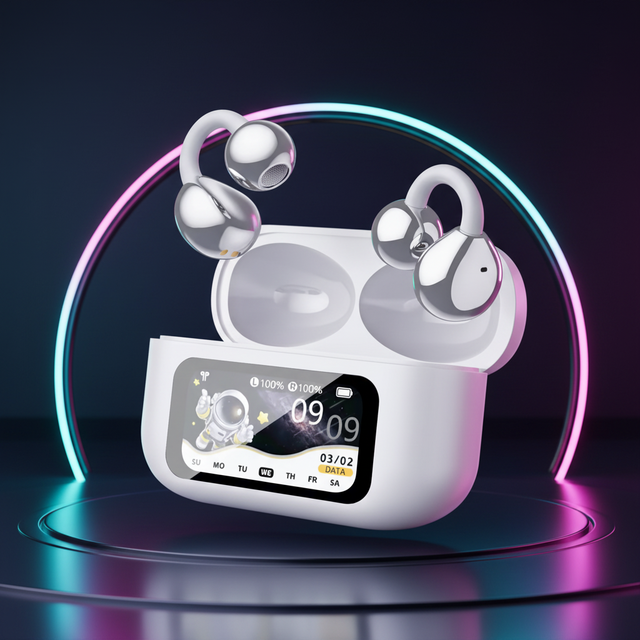 XG42 Wireless TWS Earbuds LED Battery Indicator Active Noise Cancellation (ANC) RGB Lighting IPX4 Waterproof Touch Screen JL