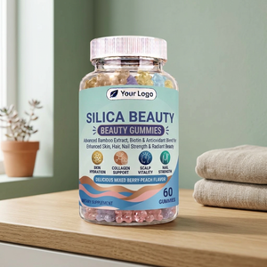 Gommes végétaliennes à la silice avec saveur naturelle de fruits, pectine végétale, format à mâcher pour une routine beauté quotidienne, maison et voyage - Product Image 4
