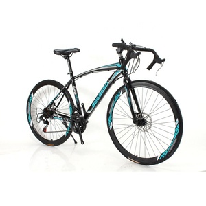Vélo de course KWO Gym Fitness confortable avec pneus 700C, selle, guidon, pédalier, manettes de vitesses 30 rapports, cadre homme KOS008-2 B - Product Image 3