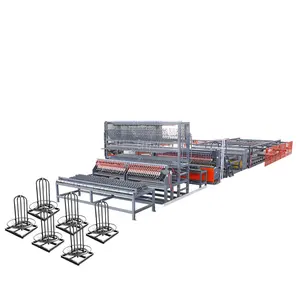 Machine à souder automatique en treillis métallique avec cage de rangement pour clôture et bâtiment