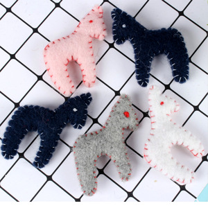 Transfrontalier bricolage décorations de noël laine feutre tissu <span class=keywords><strong>pain</strong></span> d'épice homme chaussettes vacances champ ornements pour cadeau de vacances donnant - Product Image 4