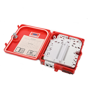 Box Terminale in Fibra Ottica per Interni Ftth 8 Core, Mini Box di Distribuzione di Rete 8 Porte Lc Duplex Cto Nero Ip65 con <span class=keywords><strong>Splitter</strong></span> PLC 1x8 - Product Image 2