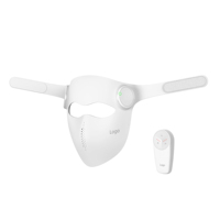 Masker Terapi Cahaya Merah 5D Klinis 510k Terapi Foton Genggam untuk Penggunaan di Rumah Pemutih 850nm Infrared LED Masker Wajah