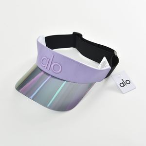 Nouvelle casquette unisexe AL0 dégradée noire et blanche avec visière solaire étendue, visière rigide et visière ouverte pour la protection UV en extérieur et le yoga - Product Image 5