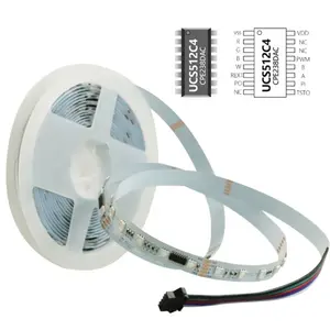 Traumfarbe 12 V 24 V DMX LED Band 60 LEDs/m 5 m UCS512 IC DMX512 Adressierbares RGB 5050 LED Streifenlicht