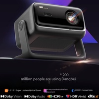 Projecteur laser tricolore Dangbei X7 Ultra 4K pour cinéma maison, 4500 ISO, axe de déplacement multidirectionnel, taux de rafraîchissement élevé pour le jeu