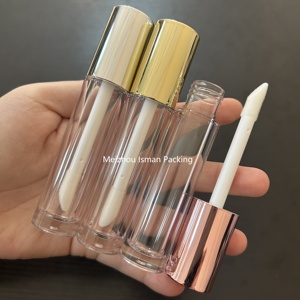 หลอดลิปกลอสแบบกำหนดเองของ ISMAN ขนาด 10 มล. พร้อมแปรงหัวใหญ่ สีใส โรสโกลด์ เงิน บรรจุภัณฑ์ลิปกลอสเปล่า ขวดบรรจุลิปออยล์ - Product Image 2