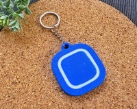 Porte-clés en PVC avec logo personnalisé OEM, prix d'usine, porte-clés en époxy, cartes d'accès RFID NFC intelligentes, porte-clés Instagram