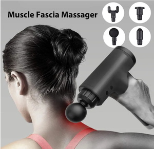 Pistola de masaje muscular inalámbrica, masajeador corporal con vibración de mano, 6 velocidades - Product Image 3
