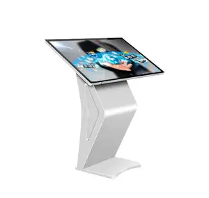 Durable Smart Information Touch Screen Self Service Standing Kiosk Lcd Display Machine For Advertising