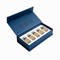 Boîtes rigides en carton de luxe, ensemble de 5 pièces, fermeture magnétique, emballages cosmétiques pour flacons de peptides, tailles 2 ml x 3 ml x 5 ml x 10 ml