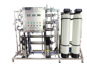500 लीटर/एच औद्योगिक दो चरण पेयजल फिल्टर प्रणाली आसवन जल उपचार संयंत्र अस्पताल डायलिसिस - Product Image 1