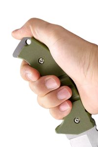 Cuchillo Táctico de Hoja Fija, Acero CPM-3V, Mango de Fibra de Nylon, con Funda, Cuchillo Largo para Camping y Actividades al Aire Libre, OEM - Product Image 4