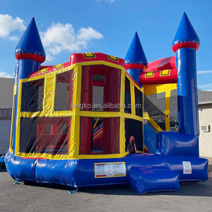 Castillo Inflable Comercial Hpfburg de PVC con Tobogán, Diseño Vaquero Occidental, para Fiestas - Product Image 2