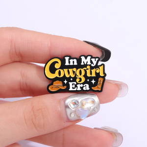 In meiner Cowgirl-Ära Emaille Pins Kreativ in Booish Cosy Era Serie Cartoon Broschen Revers Abzeichen Lustige Großhandel Schmuck Kid Geschenk - Product Image 1
