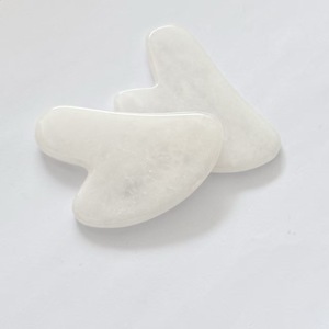 Da thắt chặt bạch huyết thoát nước Công cụ làm đẹp tinh khiết đá quý màu trắng ngọc du lịch Kích thước guasha đá - Product Image 6