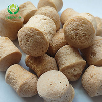 Boulettes de viande TVP protéine de soja à texture faible en gras protéine végétale texturée HALAL morceau riche en fibres viande végétale ÉCHANTILLON GRATUIT protéine de soja