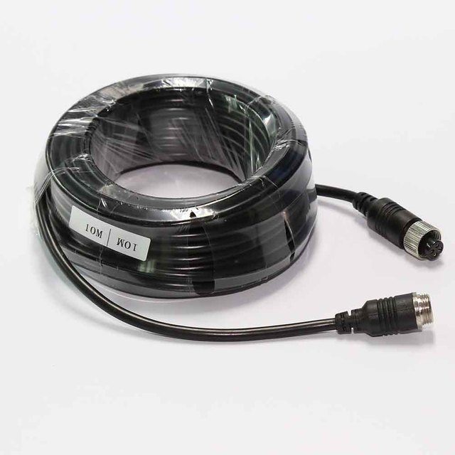 Good Quality Vehicle Security Cctv Camera Connector Male Female Cable Connector Extension Cable for 4 Pin Aviation