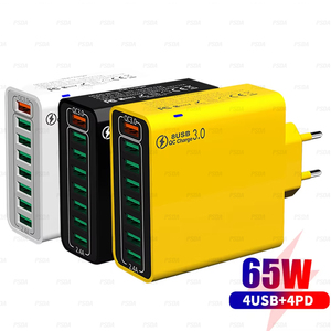 <span class=keywords><strong>Chargeur</strong></span> USB-A <span class=keywords><strong>30W</strong></span> Multi 8 Ports Charge Rapide Prise EU/US <span class=keywords><strong>Chargeur</strong></span> Mural pour <span class=keywords><strong>iPhone</strong></span> 17 16 15 13 Pro Max Samsung Huawei HONOR Xiaomi - Product Image 3