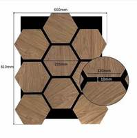 Akupanel studio MDF personnalisable de haute qualité écologique 80% réduction du bruit conception contemporaine panneaux intérieurs insonorisants